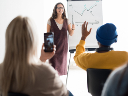 sales manager holding seminar for students 2023 11 27 05 09 19 utc